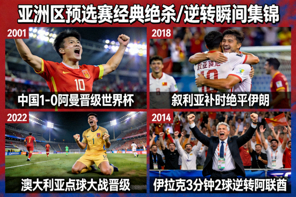 回顾历史上亚洲区预选赛最后时刻绝杀或逆转晋级的经典瞬间集锦